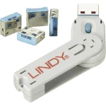 USB-Portblocker Plava boja LINDY USB-Lock + Key