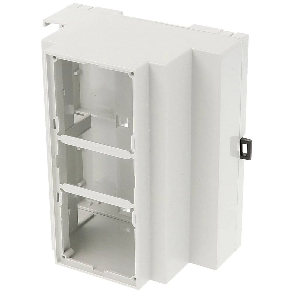 Hammond Electronics 1597DIN6MH53 kućište za profilnu šinu otvoreno 90 x 58 x 106 PPO svijetlosiva 1 St. slika