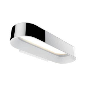 LED zidno svjetlo za kupaonicu 20 W Toplo-bijela Paulmann 70948 Agena Krom boja, Bijela (mat) slika