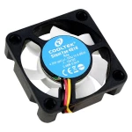 Cooltek Silent Fan 4010 ventilator za PC kućište crna, bijela (Š x V x D) 40 x 10 x 40 mm