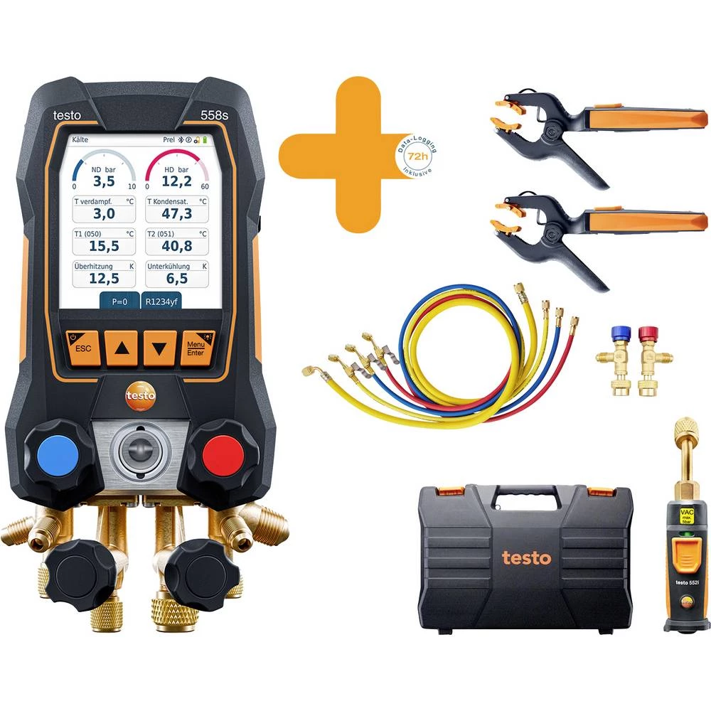 pametni set za usisavanje testo 0564 3558 pritisak, temperatura s kompletom crijeva za punjenje slika