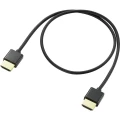 SpeaKa Professional HDMI priključni kabel 0.50 m SP-9070576 audio povratni kanal (arc), pozlaćeni kontakti crna boja [1x slika