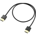 SpeaKa Professional HDMI priključni kabel 0.50 m SP-9070576 audio povratni kanal (arc), pozlaćeni kontakti crna boja [1x