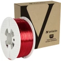 3D pisač filament Verbatim 55054 PETG 1.75 mm Crvena (prozirna) 1 kg slika