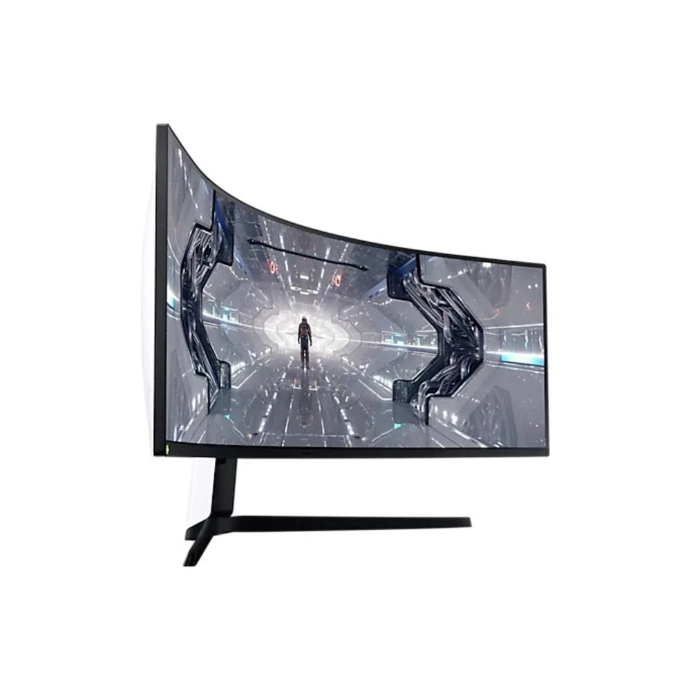 Samsung Odyssey G9 C49G94TSSP LED zaslon 124.5 cm (49 palac) Energetska učinkovitost 2021 G (A - G) 5120 x 1440 piksel  2 ms DisplayPort, HDMI™, slušalice (3.5 mm jack), USB 3.2 gen. 1 (USB 3.0) VA... slika