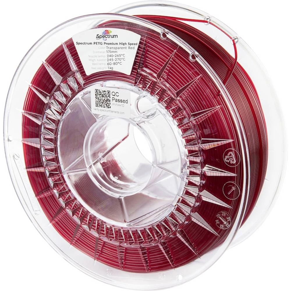 Spectrum Filaments 81551 PETG Premium High Speed 3D pisač filament PETG filament velike brzine, kemijski otporan 1.75 mm slika