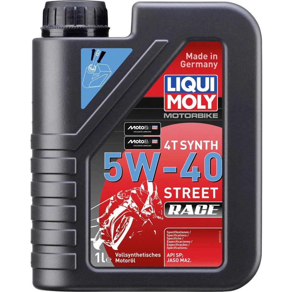 Liqui Moly Motorbike 4T Synth 5W-40 Street Race 2592 ulje za 4-taktne motore 1 l slika