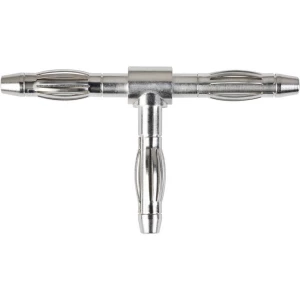 Schützinger TFS 1241 utični konektor za osigurač utičnica 4 mm, utičnica 4 mm - utičnica 4 mm nikal 1 St. slika