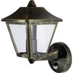 Vanjsko zidno svjetlo s detektorom pokreta LED E27 LEDVANCE Endura® Classic Tradition 4058075206281 Crna/zlatna