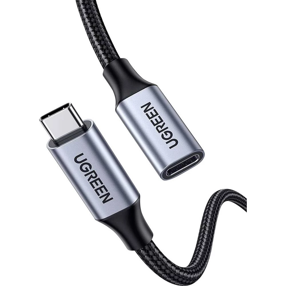 UGREEN USB kabel USB 3.2 gen.1 USB-C® utikač, USB-C® utičnica 1 m crna 30205 slika