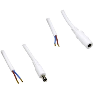 BKL Electronic Niskonaponski priključni kabel Niskonaponski konektor, Niskonaponski adapter-Kabel bez kraja 5.50 mm 2.10 mm 2.10 slika