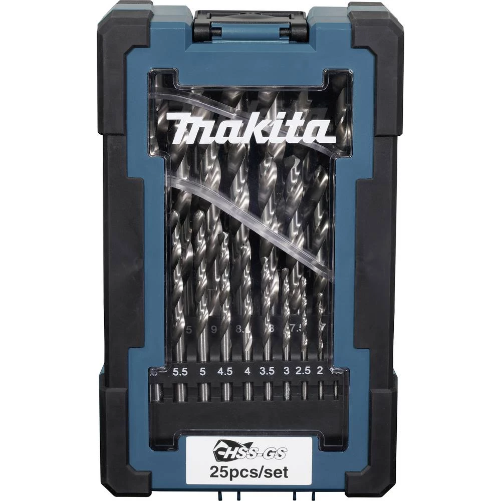 Makita D-78368 metal-spiralno svrdlo-komplet 1 mm, 1.5 mm, 2 mm, 2.5 mm, 3 mm, 3.5 mm, 4 mm, 4.5 mm, 5 mm, 5.5 mm, 6 mm, slika