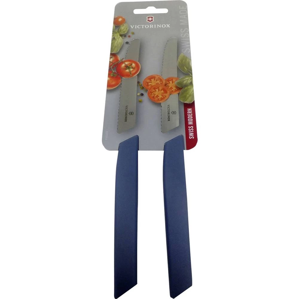 Victorinox 6.9006.11W2B nož za rajčicu zrnasta cvjetno-plava slika
