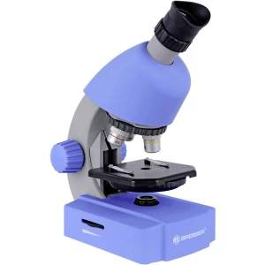 Bresser Optik blau dječji mikroskop monokularni 640 x iluminirano svjetlo slika