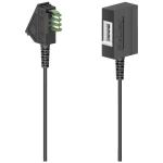 Hama telefon priključni kabel [1x muški konektor TAE-N - 1x muški konektor RJ11] 6 m crna