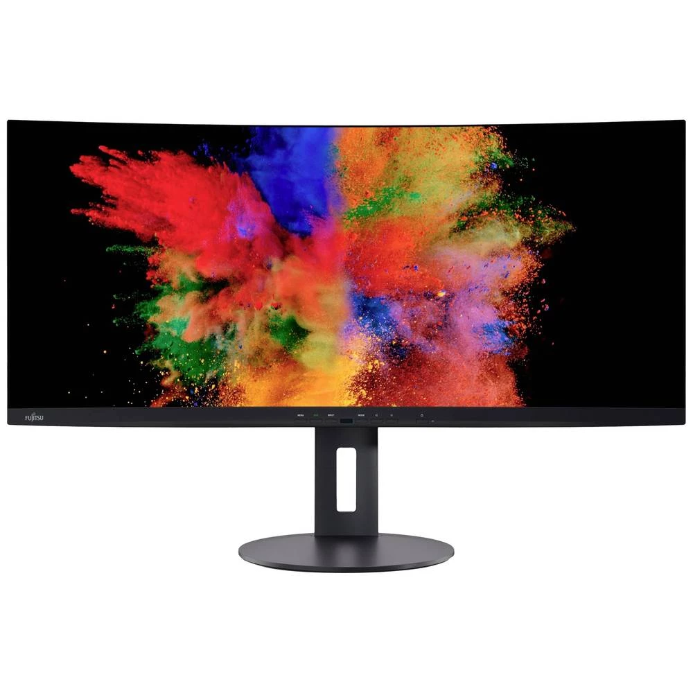 Fujitsu P34-9 U LED zaslon 86.4 cm (34 palac) Energetska učinkovitost 2021 G (A - G) 3440 x 1440 piksel UWQHD 5 ms DisplayPort, HDMI™, VGA, audio, 2.0 (3,5 mm jack), USB 3.2 gen. 1 (USB 3.0), USB-C... slika