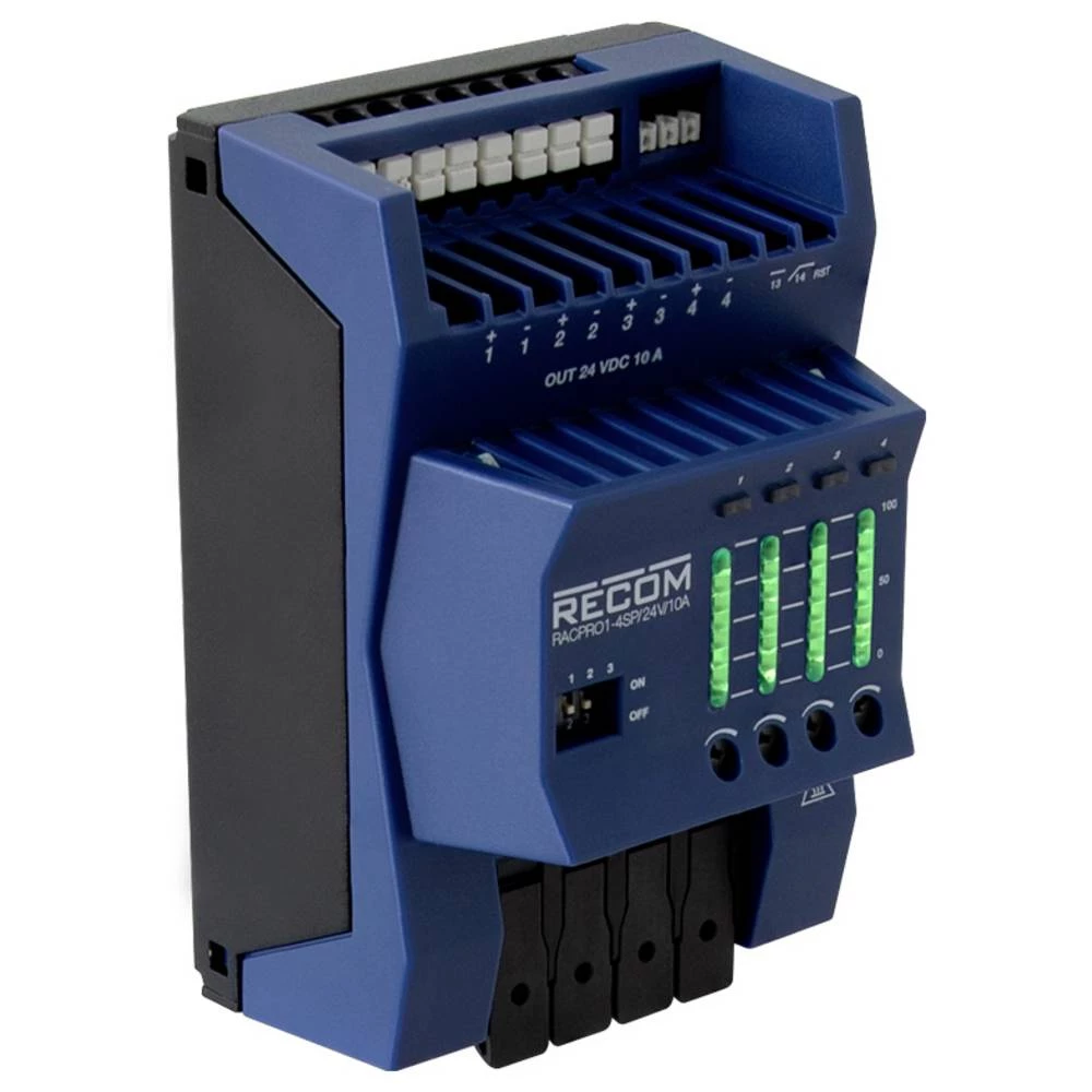 RECOM RACPRO1-4SP/24V/10A elektronska zaštitna sklopka 10 A 1 kom. slika