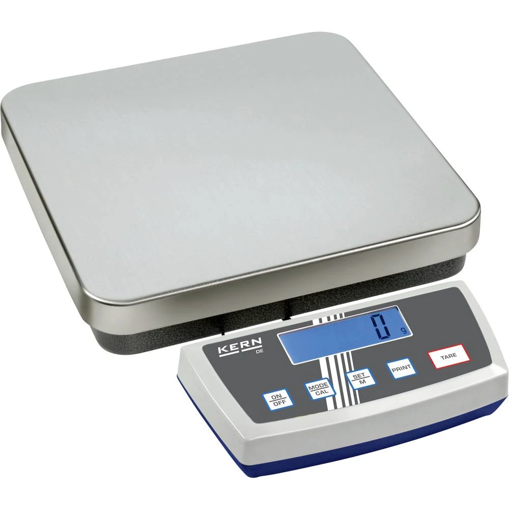 Kern DE 35K0.5D vaga sa platformom Opseg mjerenja (kg) 35 kg Mogućnost očitanja 0.5 g, 1 g putem utičnog punjača srebrna slika