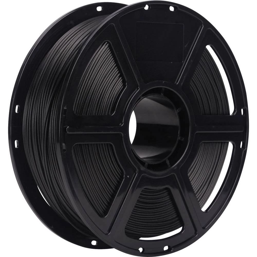 Renkforce RF-6838918 3D pisač filament PLA-CF visoka vlačna čvrstoća, visoka krutost 1.75 mm 1 kg crna 1 kom. slika