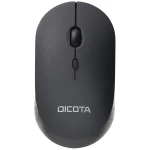 Dicota SILENT V2  miš bežično   optički crna 3 Tipke 800 dpi, 1200 dpi, 1600 dpi