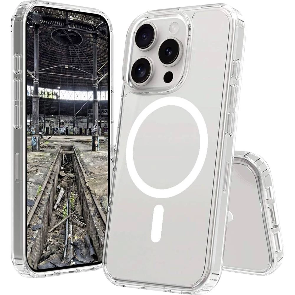 JT Berlin BackCase Pankow Clear stražnji poklopac za mobilni telefon Apple iPhone 16 Pro prozirna MagSafe kompatibilna slika