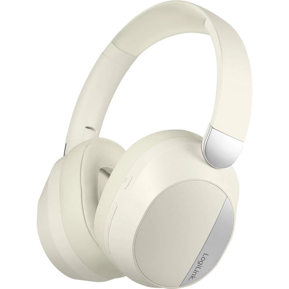 LogiLink BT0071C Over Ear slušalice Bluetooth® krem slika