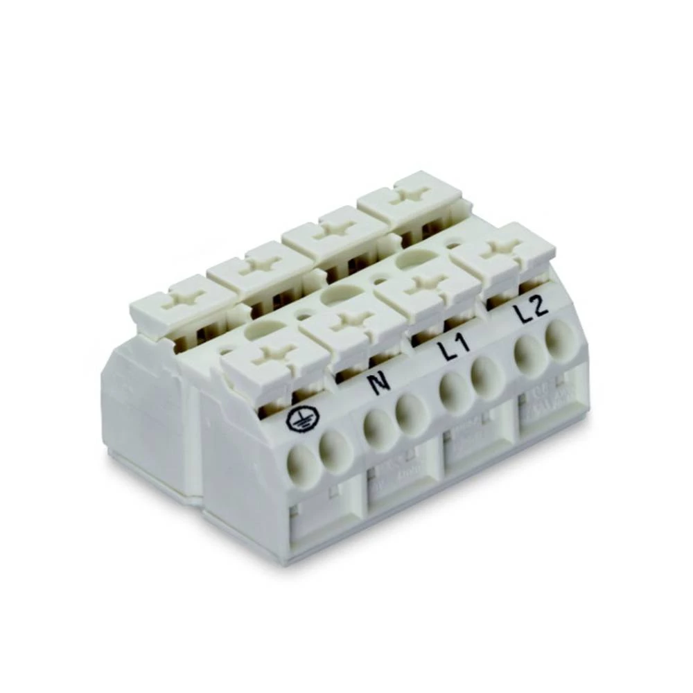 WAGO 862-1604/999-950 stezaljka za priključivanje uređaja opružna stezaljka bijela 200 St. slika