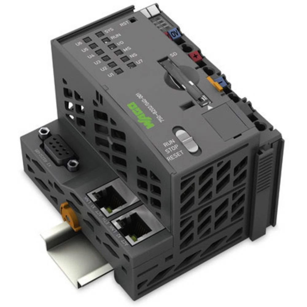 PLC kontroler WAGO PFC200 2ETH RS XTR Tele 24 V/DC slika