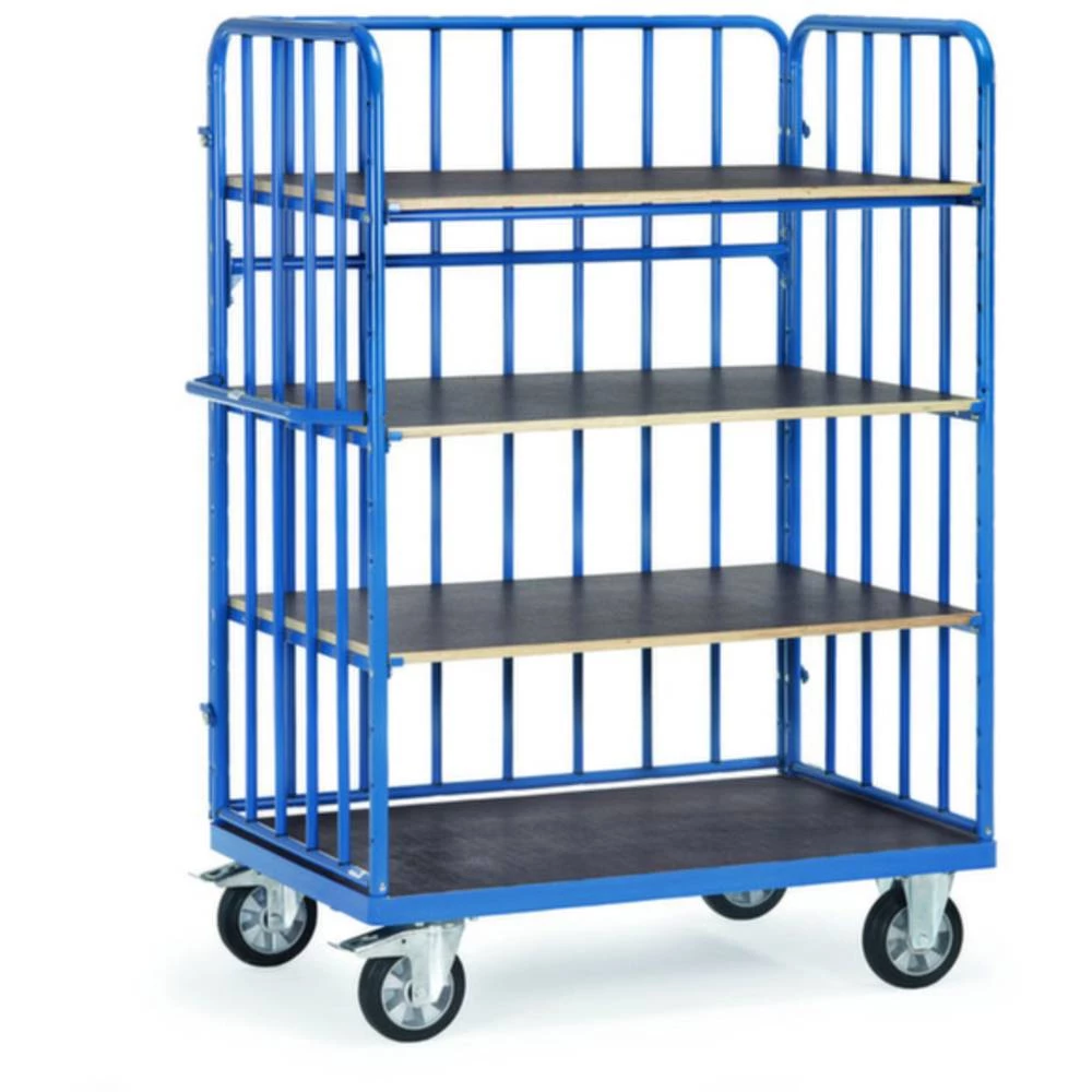 Fetra Hauptartikel 18313-1 etažna kolica čelik obložen s prahom Opterećenje (maks.): 1200 kg briljantno-plava (RAL 5007) slika