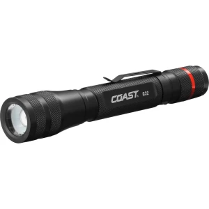 LED Džepna svjetiljka S kopčom za remen Coast G32 baterijski pogon 355 lm 65 g Crna slika