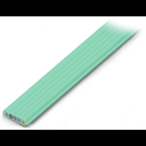 Plosnati tračni kabel 5 G 2.50 mm² Zelena WAGO 897-252 1 m slika