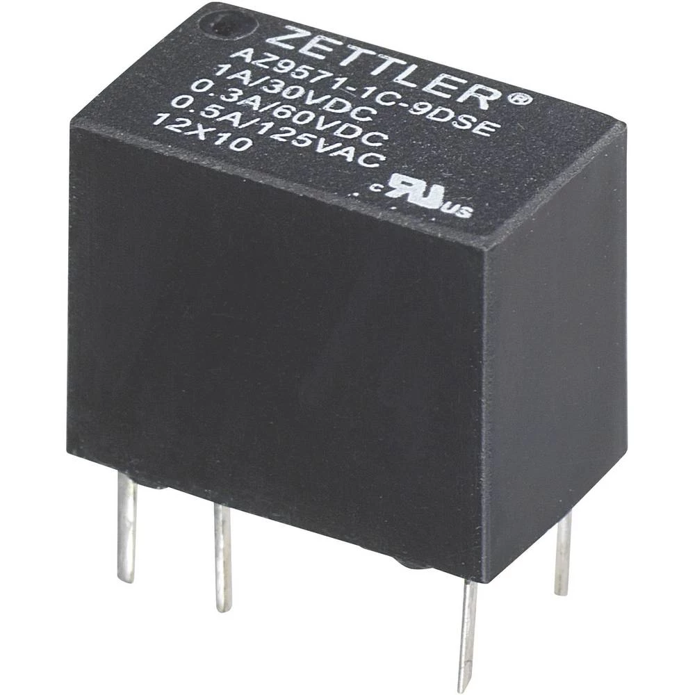 Zettler Electronics AZAZ9571-1C-12DE Printrelais 12 V/DC 1 A 1 preklopni kontakt 1 kom. slika