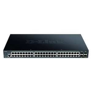 D-Link DGS-1250-52XMP/E Smart Managed PoE Gigabit Switch (48 x 10/100/1000 Mbit/s BaseT PoE+ port, 4 x 10G SFP+ utor, 370W PoE kapacitet, 19&quot, metalno kućište)   D-Link  DGS-1250-52XMP/E  DGS-1... slika