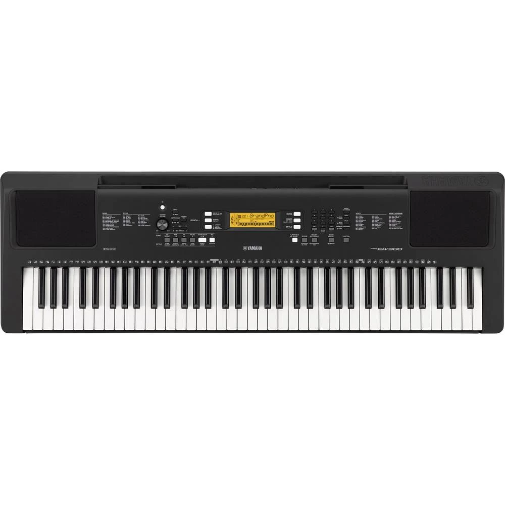 Yamaha PSR-EW300 tipkovnica Crna Uključuje napajanje slika