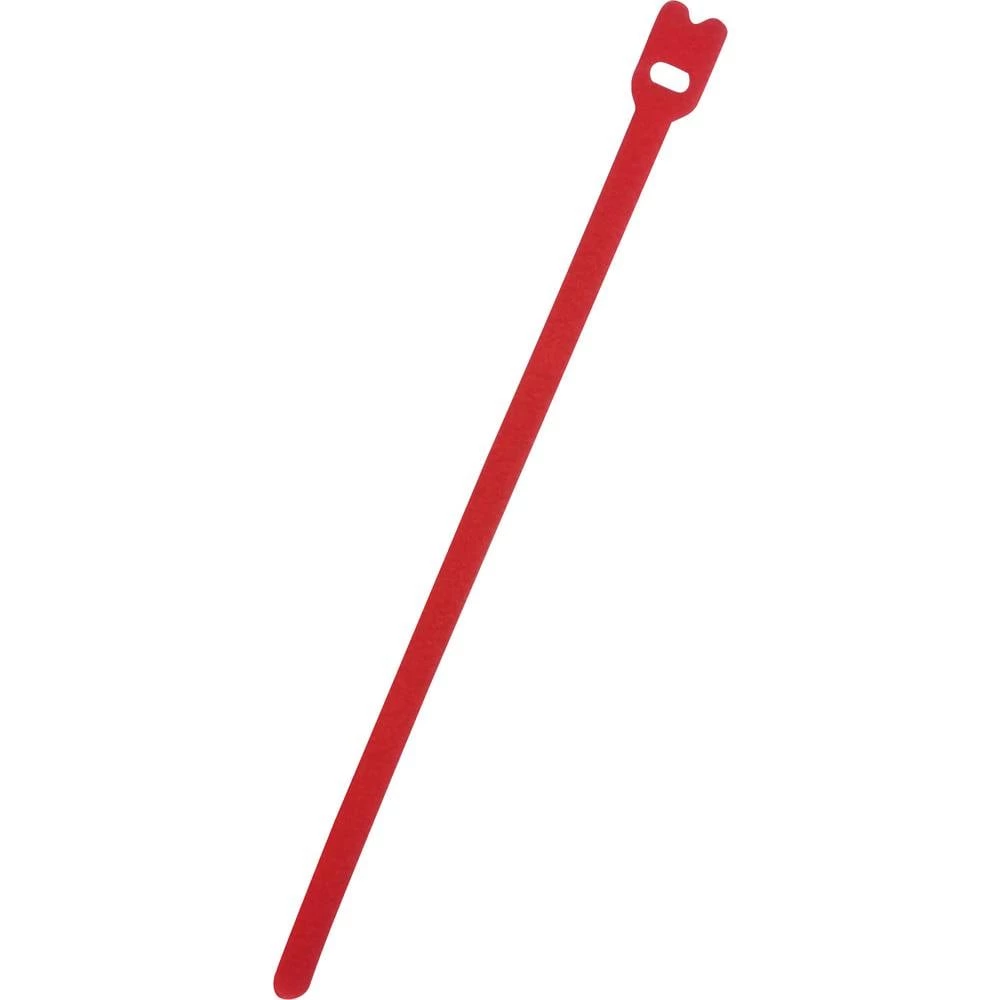 FASTECH® prianjajuća kabelska vezica za povezivanje grip i mekana vunena tkanina (D x Š) 200 mm x 7 mm crvena 100 kom. slika