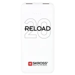 Skross Reload 20 powerbank (rezervna baterija) 20000 mAh  li-ion  bijela prikaz statusa