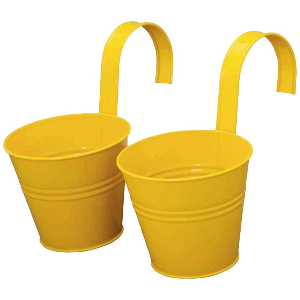 Siena Garden 722604 722604 posuda za biljke čelik žuta slika