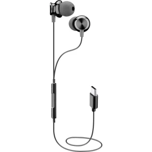 HiFi In Ear slušalice Cellularline AUSPARROWTYPECK U ušima Kontrola glasnoće Crna slika