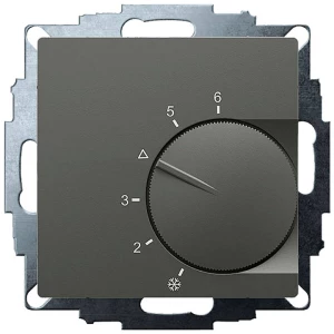 Eberle UTE 1001-Anthrazit-55 sobni termostat podžbukna  5 do 30 °C slika