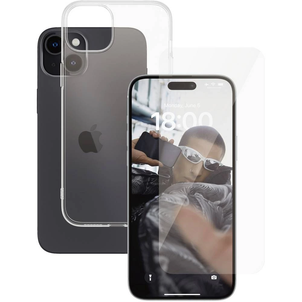 PanzerGlass 2-in-1-Pack zaštitna folija zaslona Pogodno za model mobilnog telefona: iPhone 15 Plus 1 St. slika