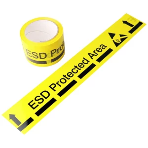Antistat ESD traka za označavanje poda 33 m žuta (D x Š) 33 m x 75 mm 054-0007 samoljepljivo slika