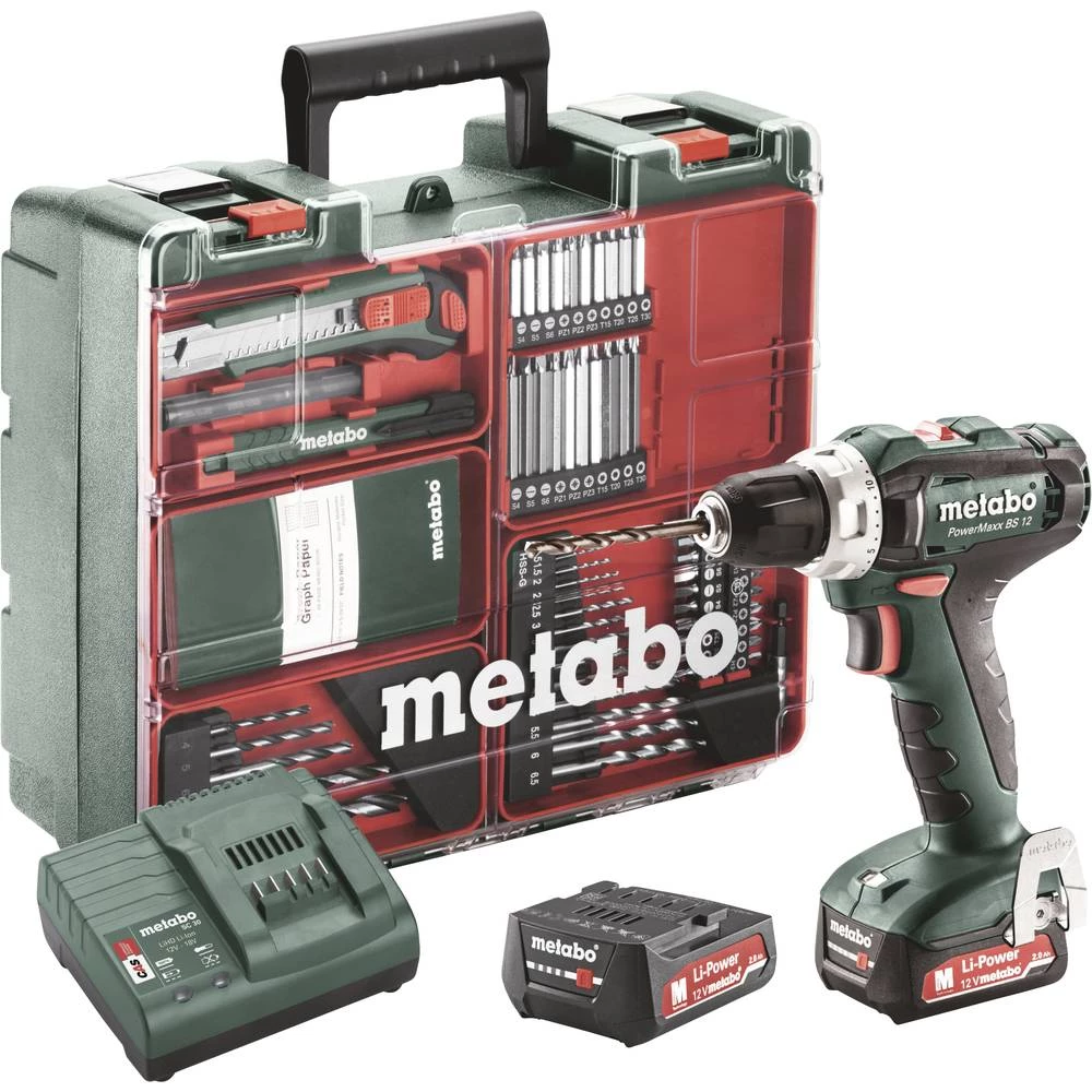 Metabo 601036870 akumulatorska bušilica 12 V 2 Ah Li-Ion slika