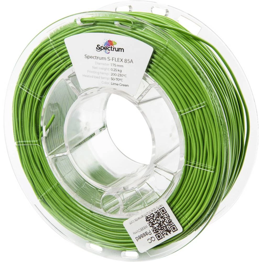 Spectrum Filaments 80568 S-Flex 85A 3D pisač filament fleksibilni filament fleksibilan, kemijski otporan, otporan na uda slika
