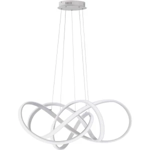 LED viseća svjetiljka 138 W Toplo-bijela WOFI ART 7097.01.63.7000 Aluminij (brušeni) boja slika