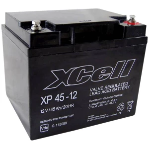 XCell XP 45 - 12 XP4512 olovni akumulator 12 V 45 Ah olovno-koprenasti (Š x V x D) 197 x 170 x 165 mm M6 vijčani priključak bez održavanja, vds certifikat slika