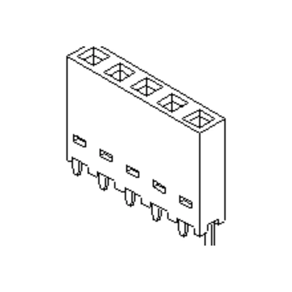 Molex ugradna standardna letva sa ženskim kontaktima 901471212 kom. Tube slika