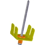 Plosnati utični razdjelnik Zakovljiv Širina utikača: 6.30 mm Debljina utikača: 0.80 mm 95 ° Neizolirani Mjedena Vogt Verbindungs