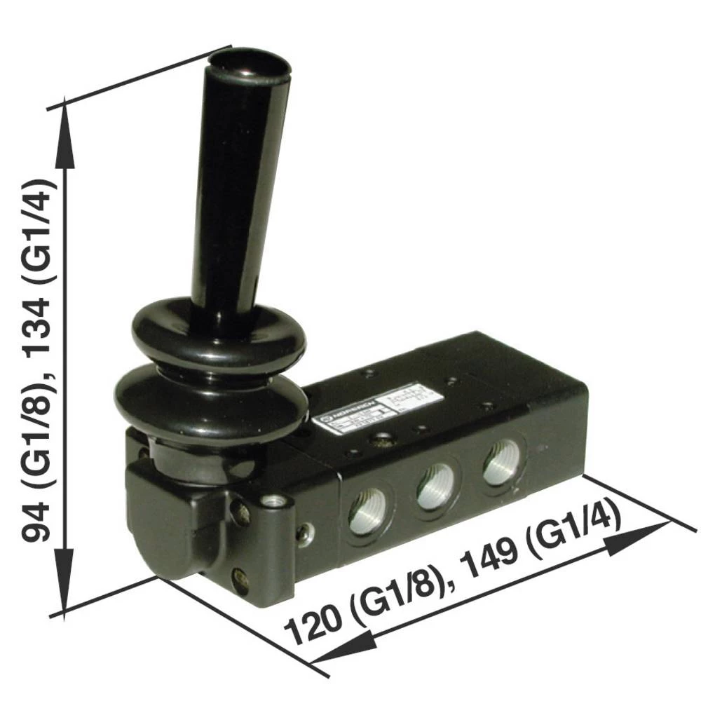 IMI NORGREN mehaničko djelovanje pneumatski ventila X3067702 Materijal kućišta aluminij 1 St. slika