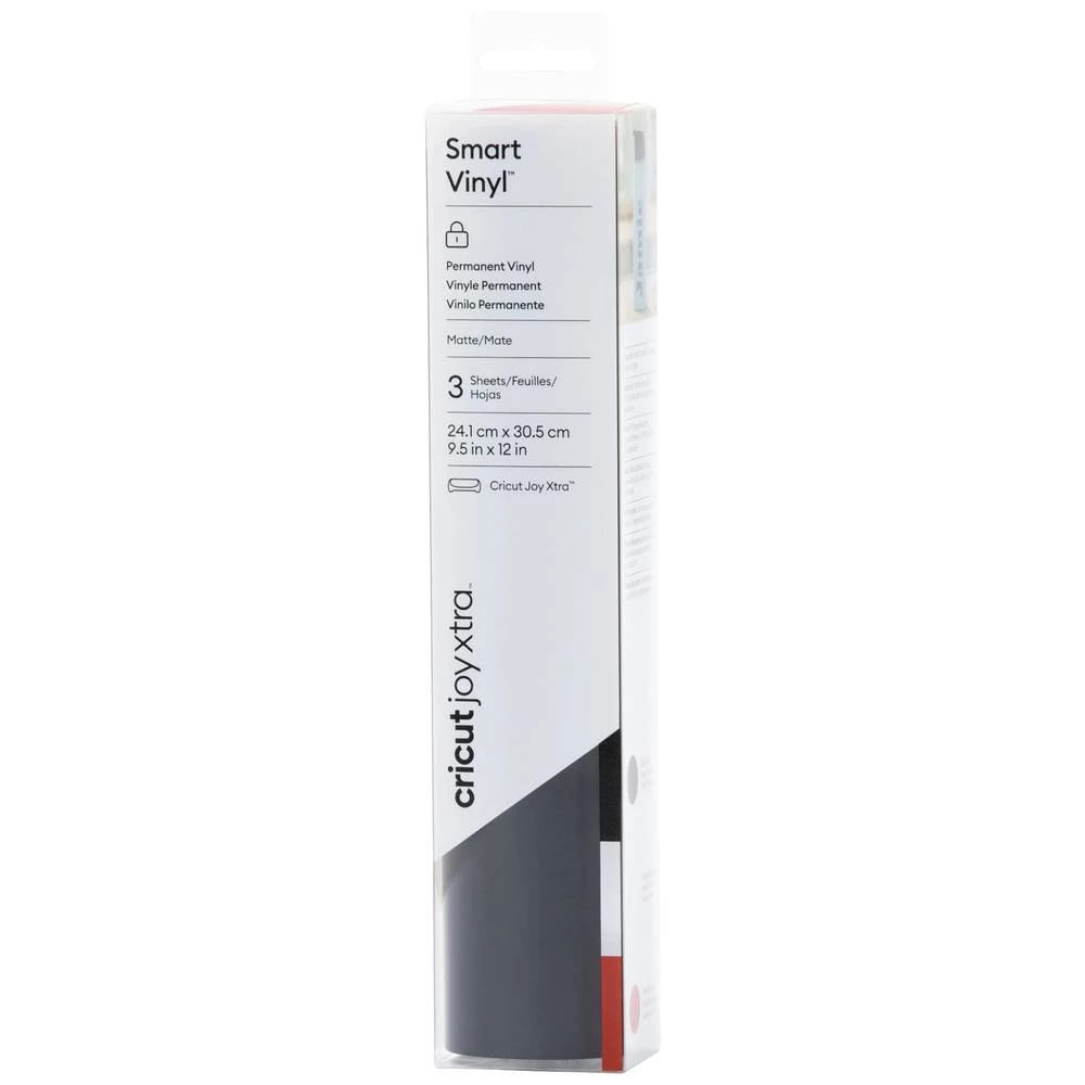 Cricut Smart Vinyl Permanent Joy Xtra set folije Širina reza 30.5 cm crna, bijela, crvena slika