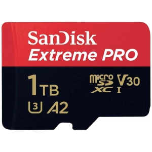 SanDisk Extreme PRO microsdxc kartica 1 TB Class 10, UHS-I, v30 Video Speed Class otporan na udarce, vodootporan slika